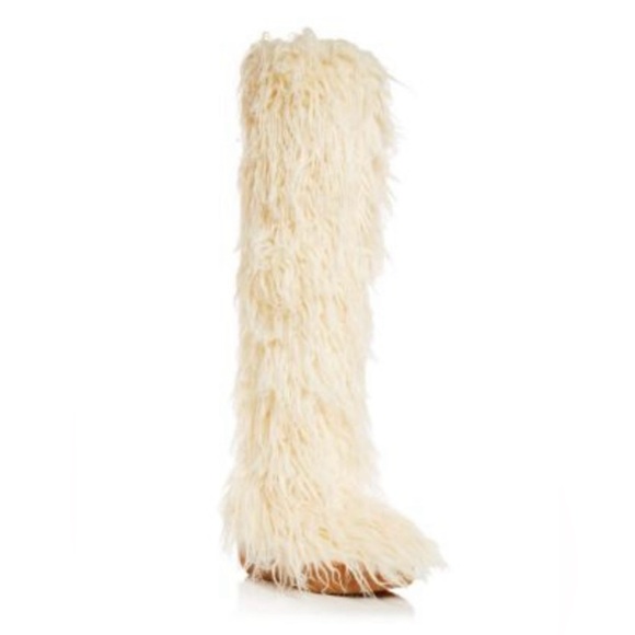❄️🐰DONATED Jeffrey Campbell Fluffy-OK Faux Fur Boot - Picture 4 of 8